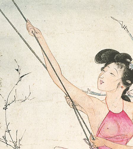 扎兰屯-胡也佛的仕女画和最知名的金瓶梅秘戏图